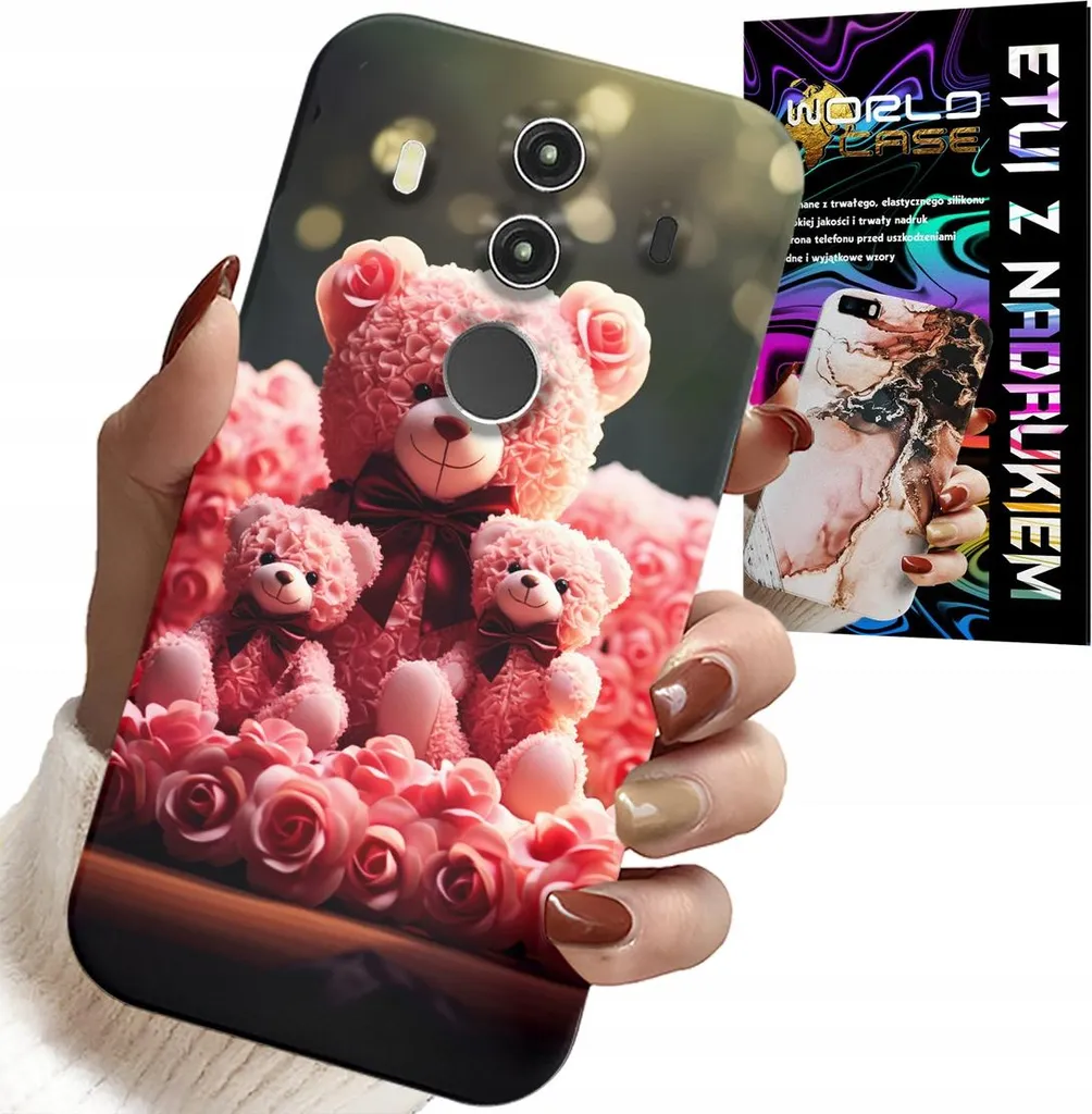 Custodia Huawei Mate 10 Pro Rosa Orsetto - Protezione con Sorriso