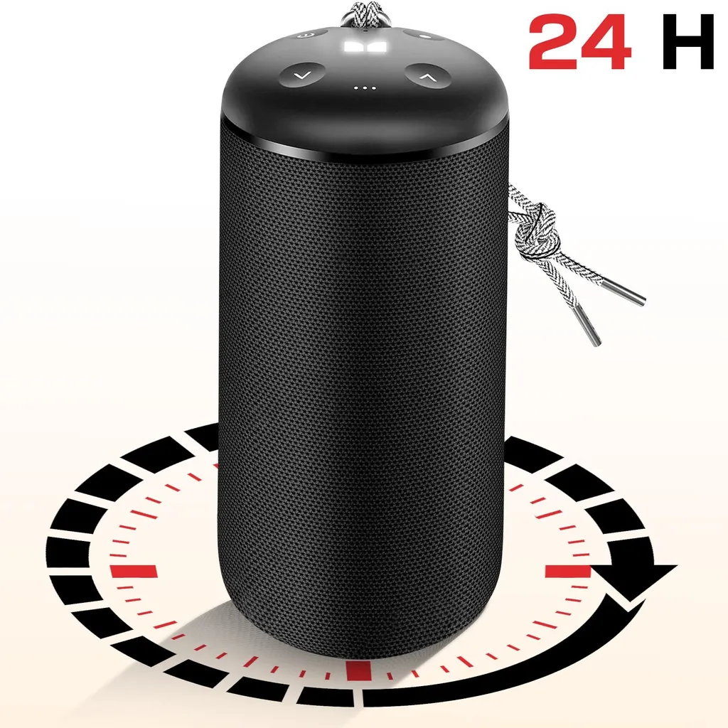 Enceinte Bluetooth 20W Monster S130 avec Son Stéréo Dynamique Noir - 3