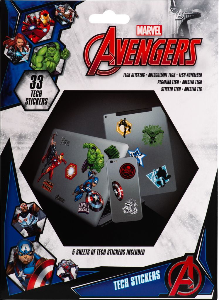 PYR - Avengers Wandaufkleber 33 Stk. Produktbild 