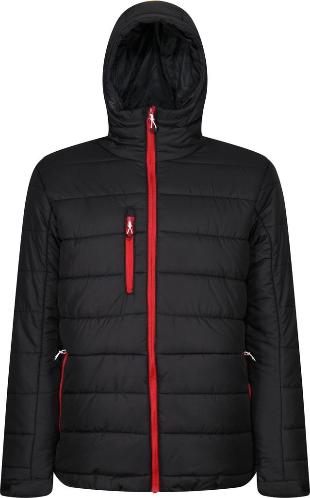 Regatta Professional - Steppjacke für Herren RG9401 (L) (Schwarz/Rot)