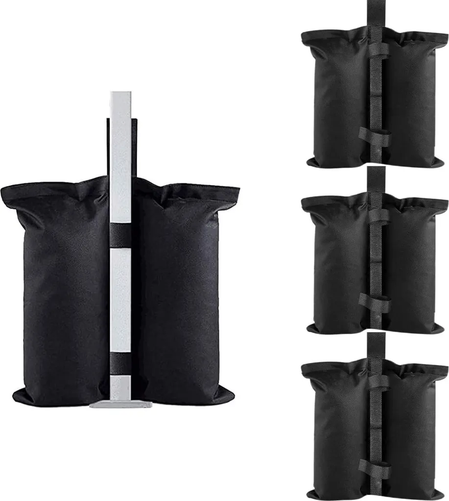 Sacs de Sable pour Tente et Pavillon de Jardin Lot de 4 Poids Résistants