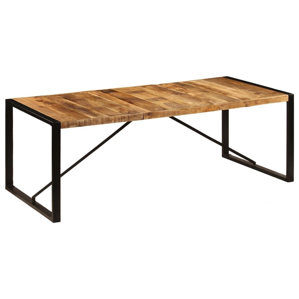 Möbel Esstisch 220 x 100 x 75 cm Mango-Massivholz Esstische DE8571744