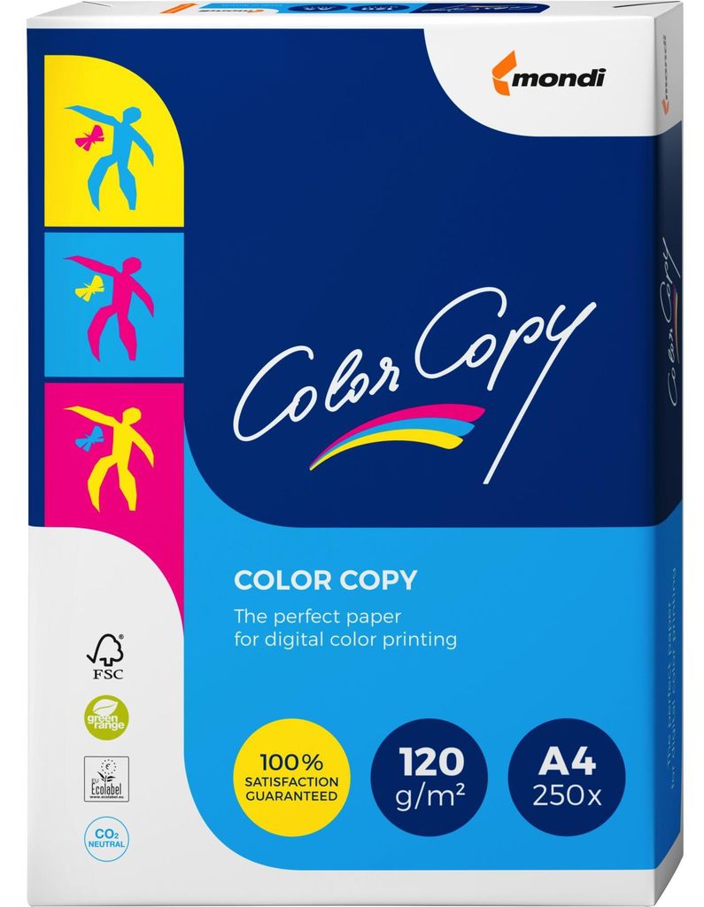 Kopierpapier ColorCopy weiß 120g/qm A3 VE=250 Blatt Produktbild 
