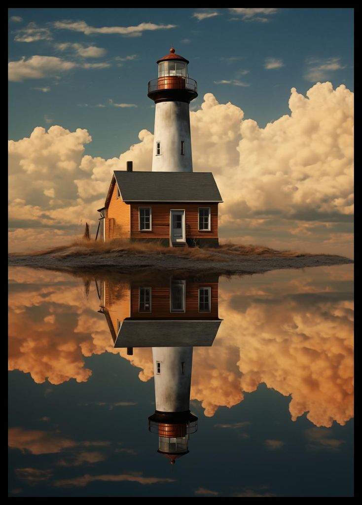 Plakat 42x59,4cm Meeresreflexion