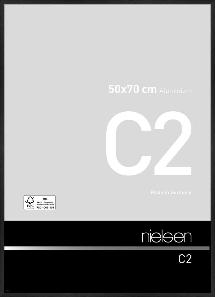 nielsen Aluminium Bilderrahmen C2, 50x70 cm, Struktur Produktbild 