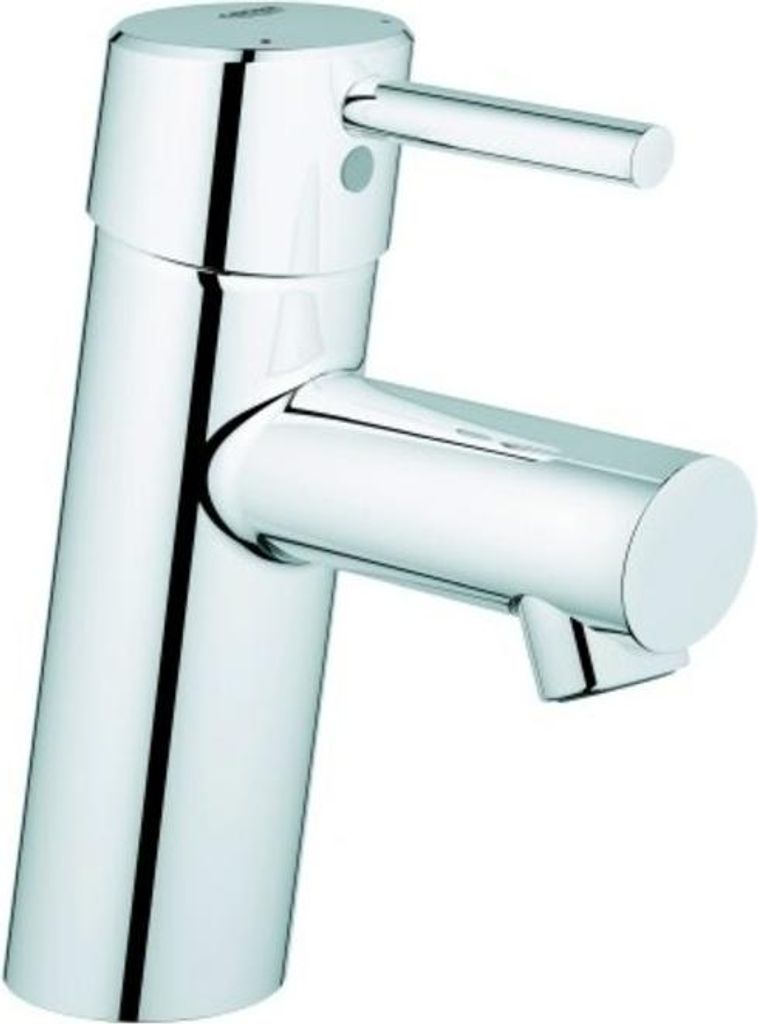 Grohe Concetto Einhand-Waschtischbatterie, S-Size, Ausladung 101mm, Push-open Ablaufgarnitur, chrom, 23931001