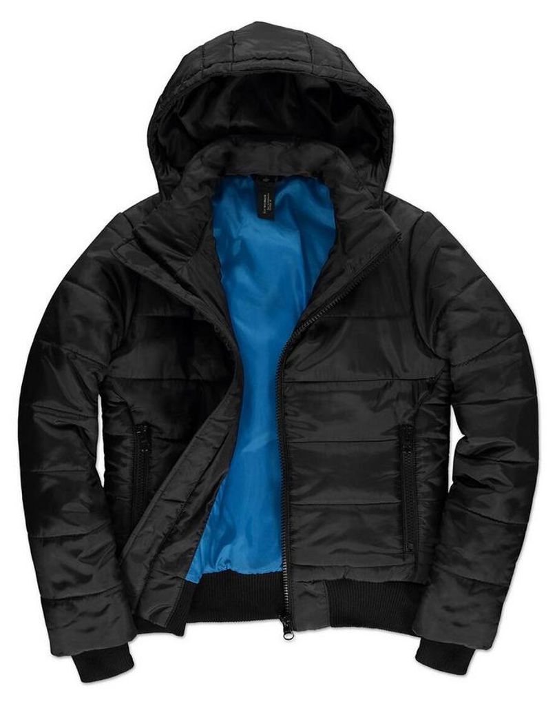 B&C - "Superhood" Jacke für Damen FK2792 (XXL) (Schwarz/Kobaltblau)