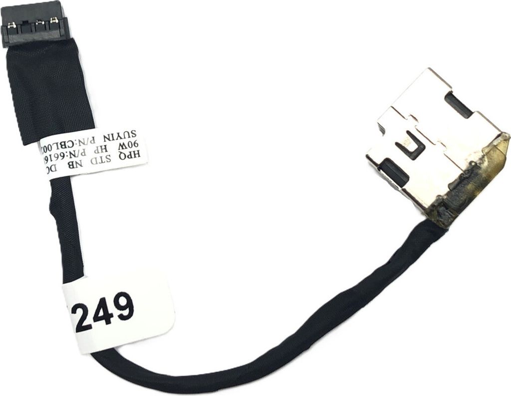 DC Jack Strombuchse Ladebuchse Power DC IN Kabel kompatibel für HP P/N: 661680-TD1