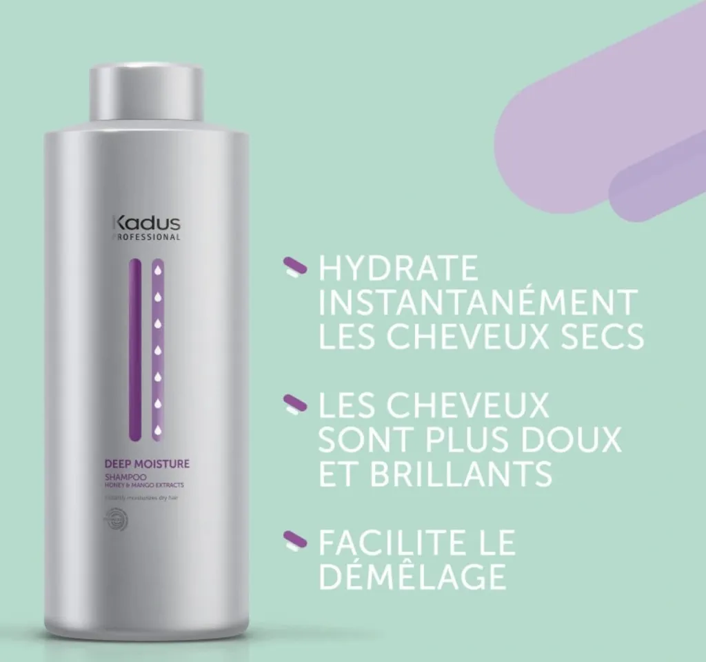 Shampooing hydratant Kadus Professional Deep Moisture format salon 1L - 2