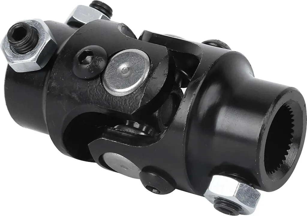 Cardan Direction 3/4-36 Spline x 3/4 DD Noir - Acier renforcé - 3