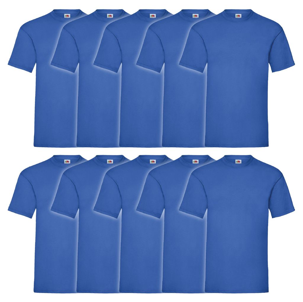10er Pack Fruit of the Loom Valueweight T-Shirt Farbe: Produktbild 