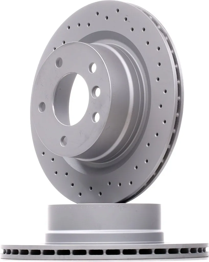 Paire de disques de frein ventilés Zimmermann 150.3462.52 pour BMW E82 E88