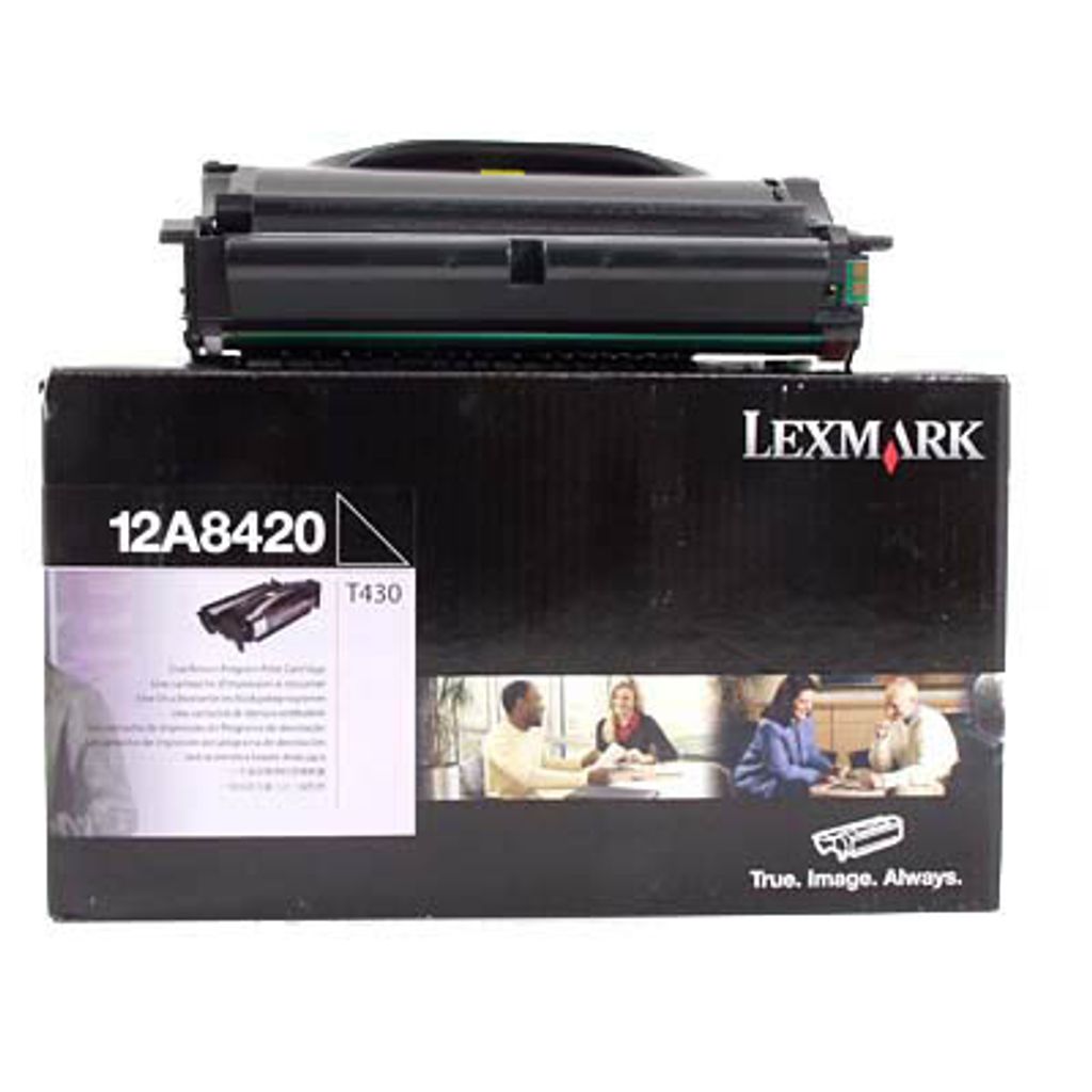 Toner LEXMARK 12A8420 T430 CARTOUCHE NOIRE Image du produit 
