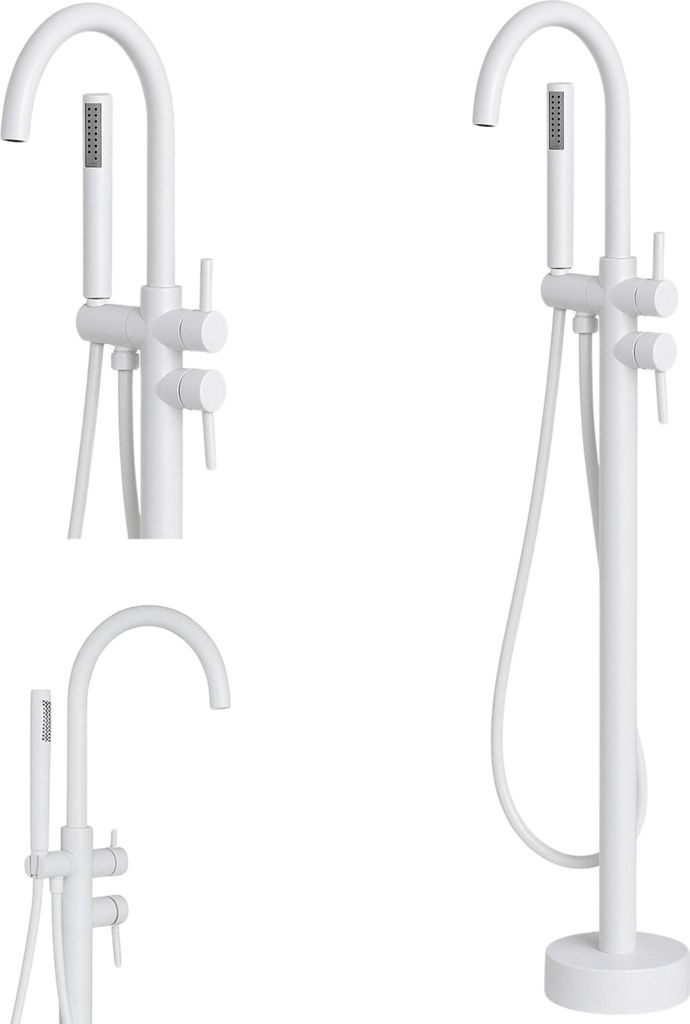 Rosa Freistehende Badewannenarmatur Sem-1069W Weiss