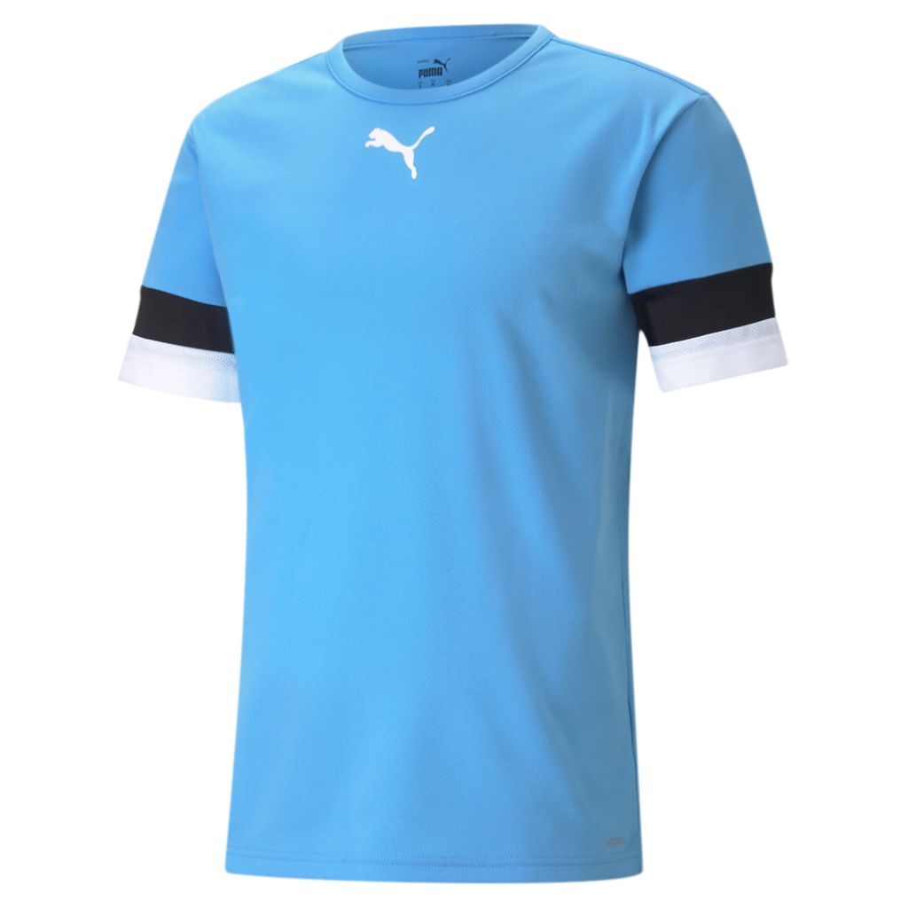 Puma calcio teamRISE maglia uomini blu chiaro bianco nero Immagine del prodotto 