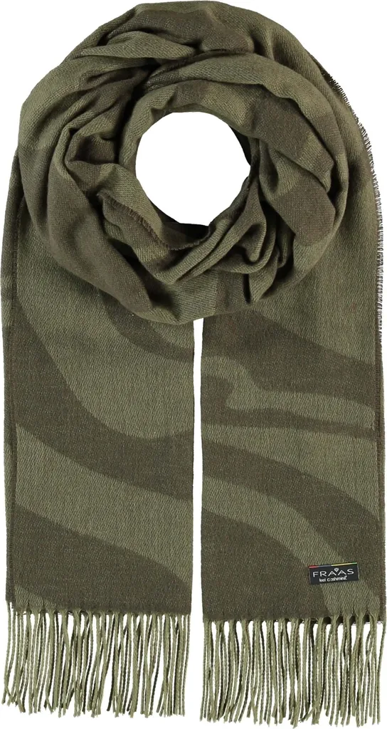 Foulard Fraas 643003 à motifs exclusifs et texture soyeuse premium