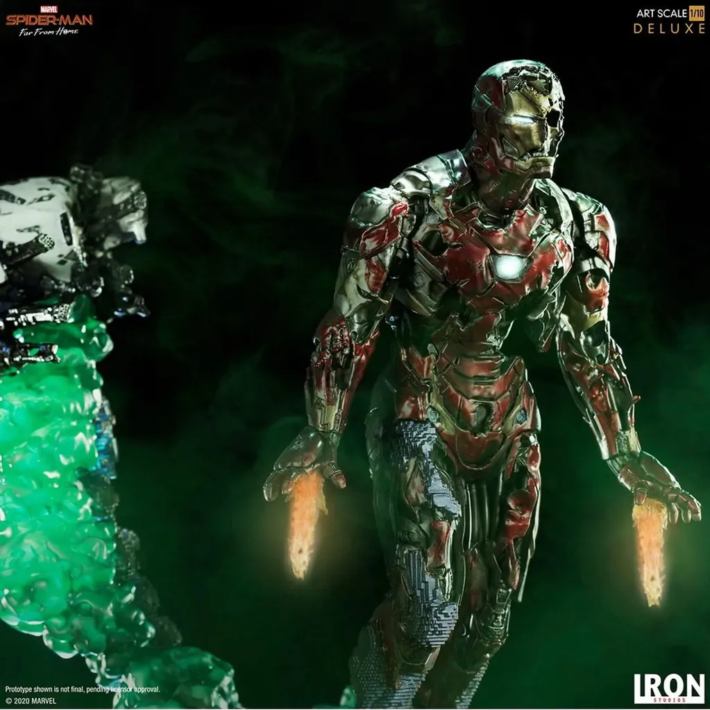 Statue Iron Man Illusion Deluxe Iron Studios : le Cadeau Marvel Idéal - 8