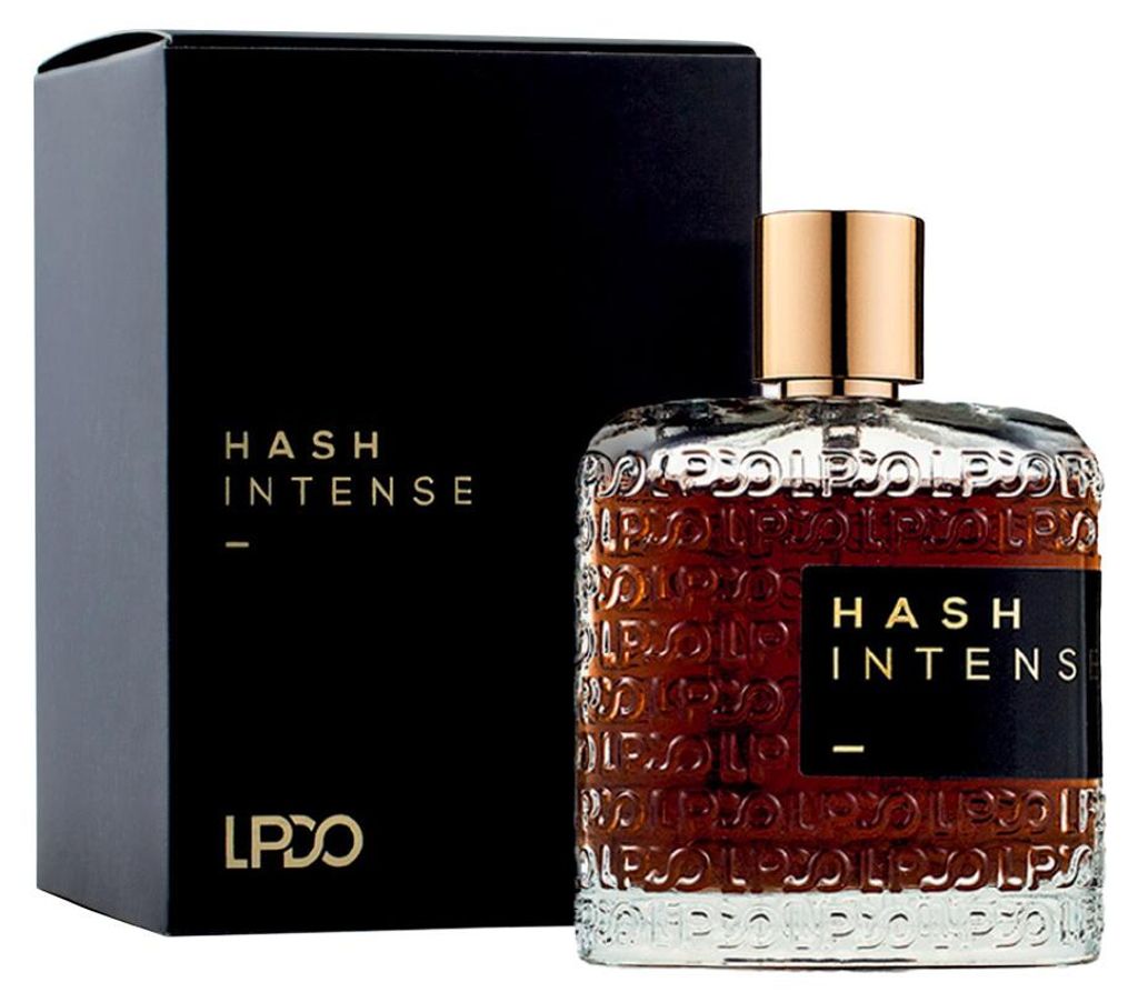 LPDO Hash Intense, Unisex, 100 ml, Butelka jednorazowa, Zdjęcie produktu  Obraz wygenerowany przez AI
