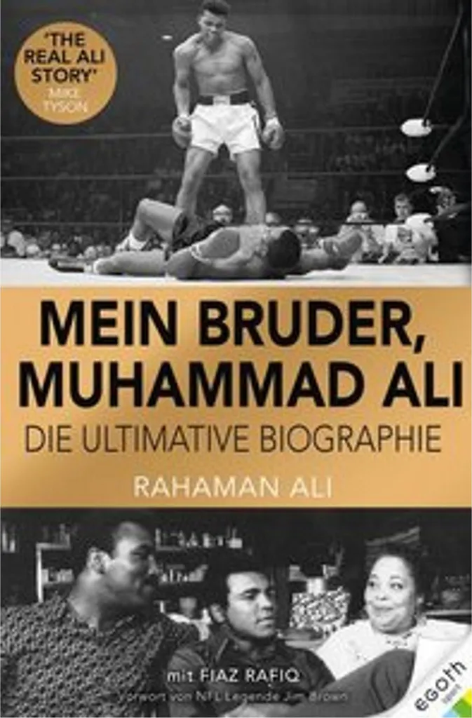 Livre biographie Mein Bruder Muhammad Ali en édition reliée luxe 400p