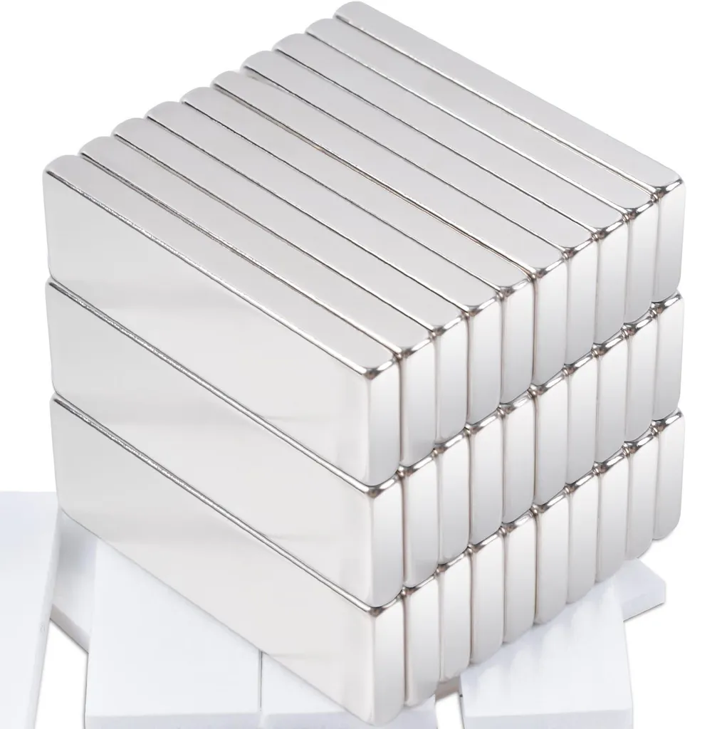 Aimants pour tableau magnétique puissants - Set de 30 blocs rectangulaires