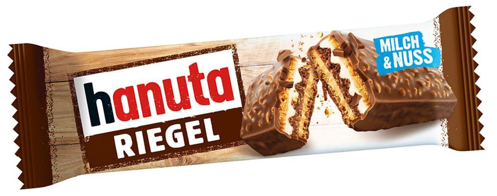 Barretta di wafer Hanuta con crema di latte scremato alla Immagine del prodotto 