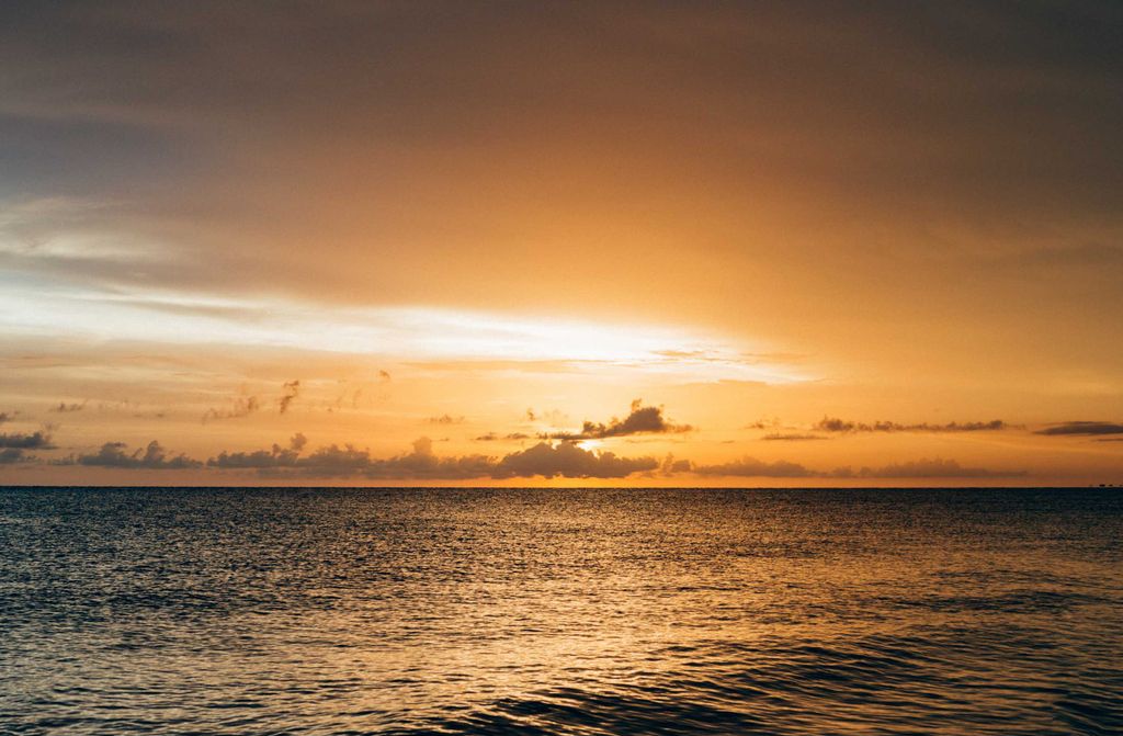 hansepuzzle 38047 - Sonnenuntergang Puzzle, 500 Teile, Reisen, 46,0 x 30,0cm mit hochwertiger Aufbewahrung, Kartonbox & Beutel