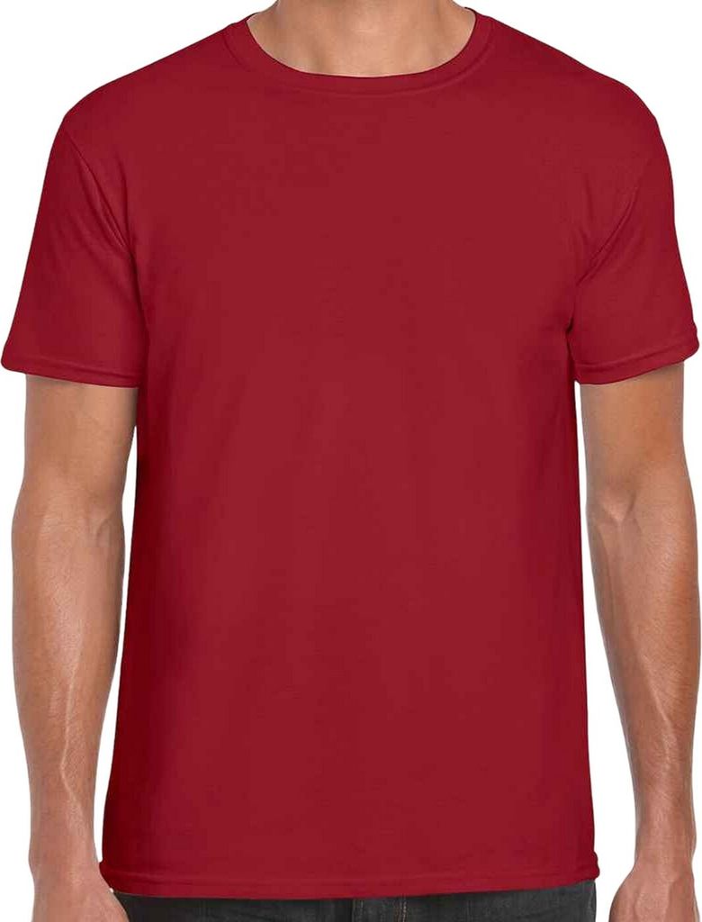 Gildan Herren Soft-Style T-Shirt, Kurzarm RW3659 (L) (Kardinal-Rot)
