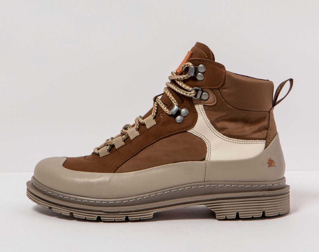 Art Stiefeletten Herren/Damen 1896 NYLON CUERO-SESAME/ BIRMINGHAM Bunt