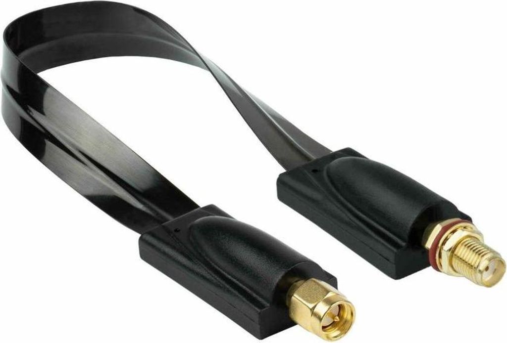kabelmeister Koaxial HF Fensterdurchführung SMA St-Bu 0,2m Produktbild 