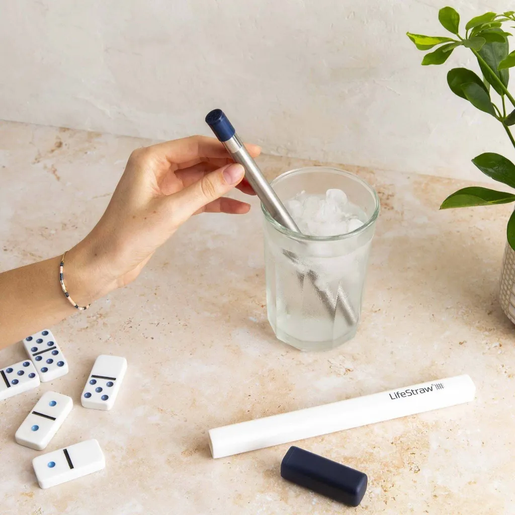 Recensione LifeStraw Sip Midnight Blue | Filtro Acqua Viaggio Acciaio - 5
