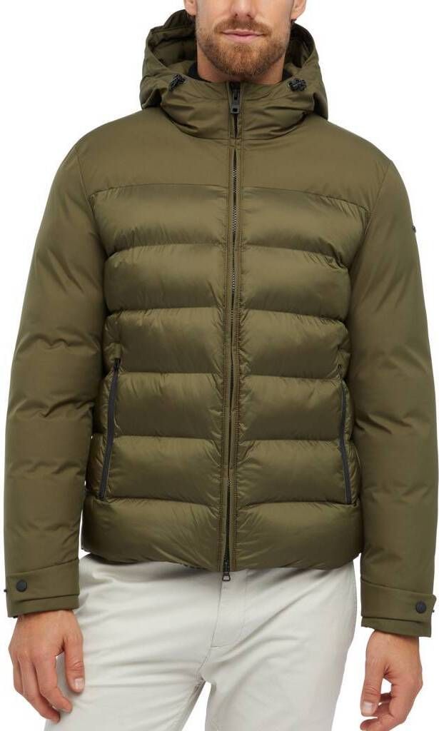 Geox Herren Jacke M Sapienza Hood mit Kapuze Grün