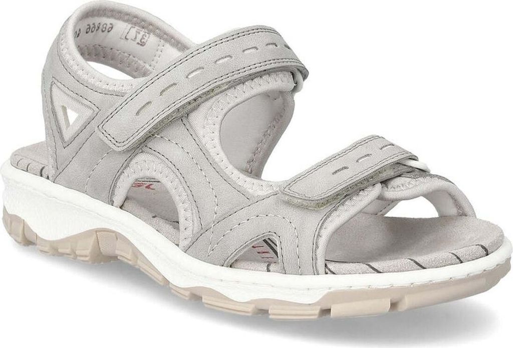 Rieker Damen Klassische Sandalen 68866-40 Farbe: Grau Produktbild 