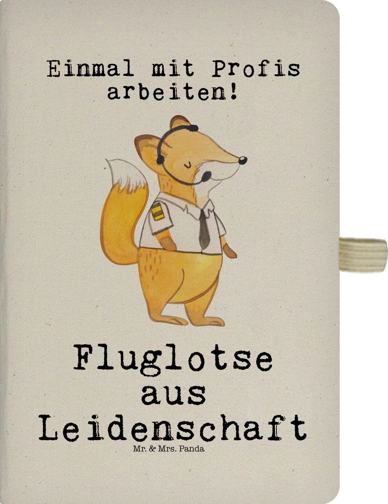 Mr. & Mrs. Panda notizbuch Fluglotse Leidenschaft - Produktbild 