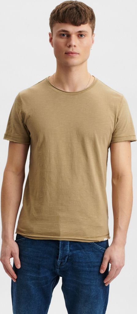 Gabba T-Shirt Konrad Straight Slub Tee P5890 Coriander
