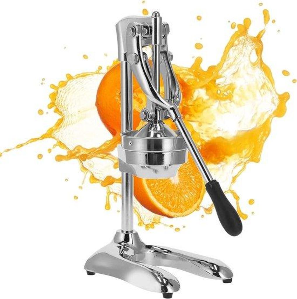 Handmatige citruspers aus Edelstahl - Multifunktionelle Fruchtpresse für verschiedene Früchte