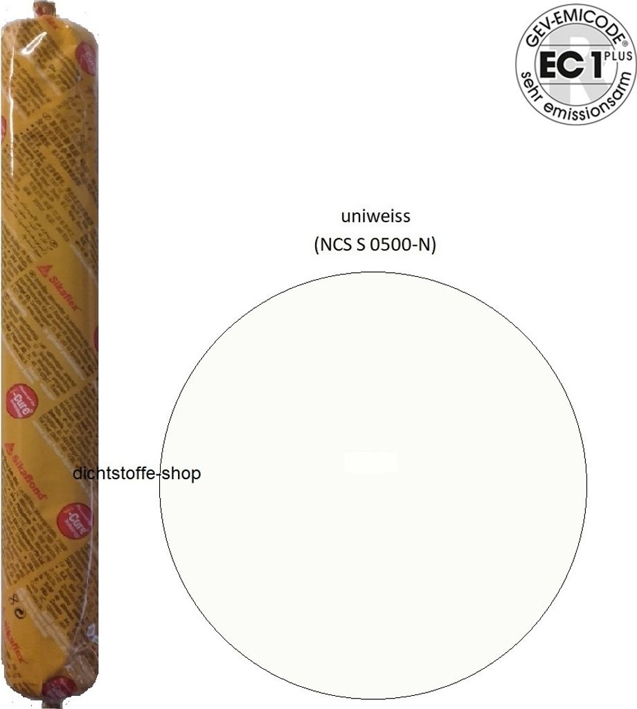 Sikaflex Pro 3 1K Polyurethan Dichtstoff 600ml Beutel uniweiss