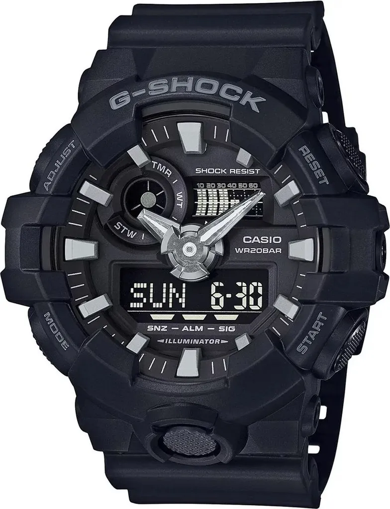 Montre Incassable Casio G-Shock GA-700-1BER pour Conditions Extrêmes