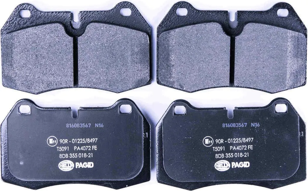 Garnitures Frein Hella Pagid 8DB 355 018-211 Arrière pour BMW Maserati - Calme