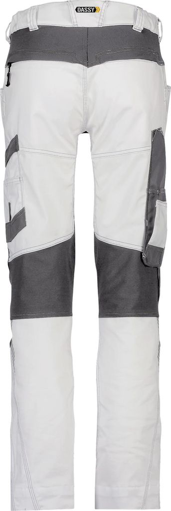 DASSY Stretch-Malerhose Helix Painters für Herren weiss 44 (Neu und DASSY Stretch-Malerhose Helix Painters für Herren weiss 44 (Neu und