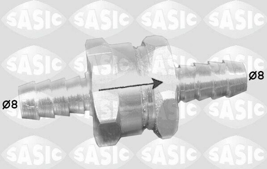 SASIC Ventil Kraftstofförderanlage 3980009 8mm hydraulisch Aluminium