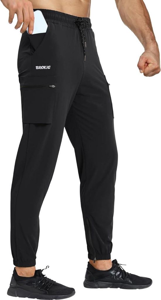 BROKIG Pantaloni da jogging cargo da uomo Pantaloni da Immagine del prodotto 