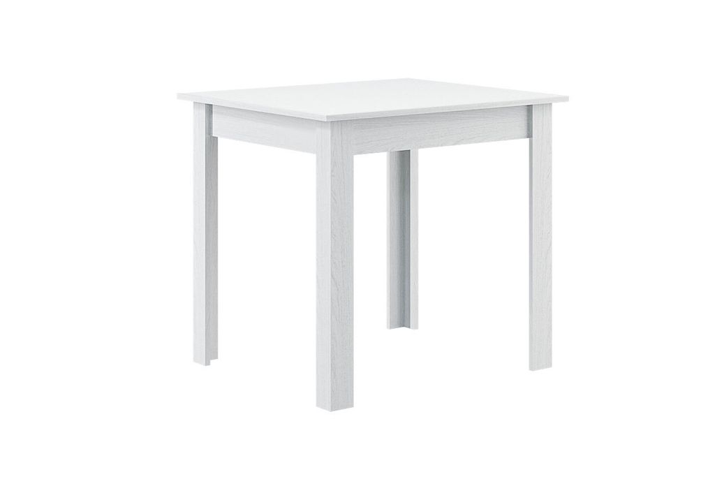 VALENT jedálenský stôl 80x80 biele drevo Obrázok produktu 