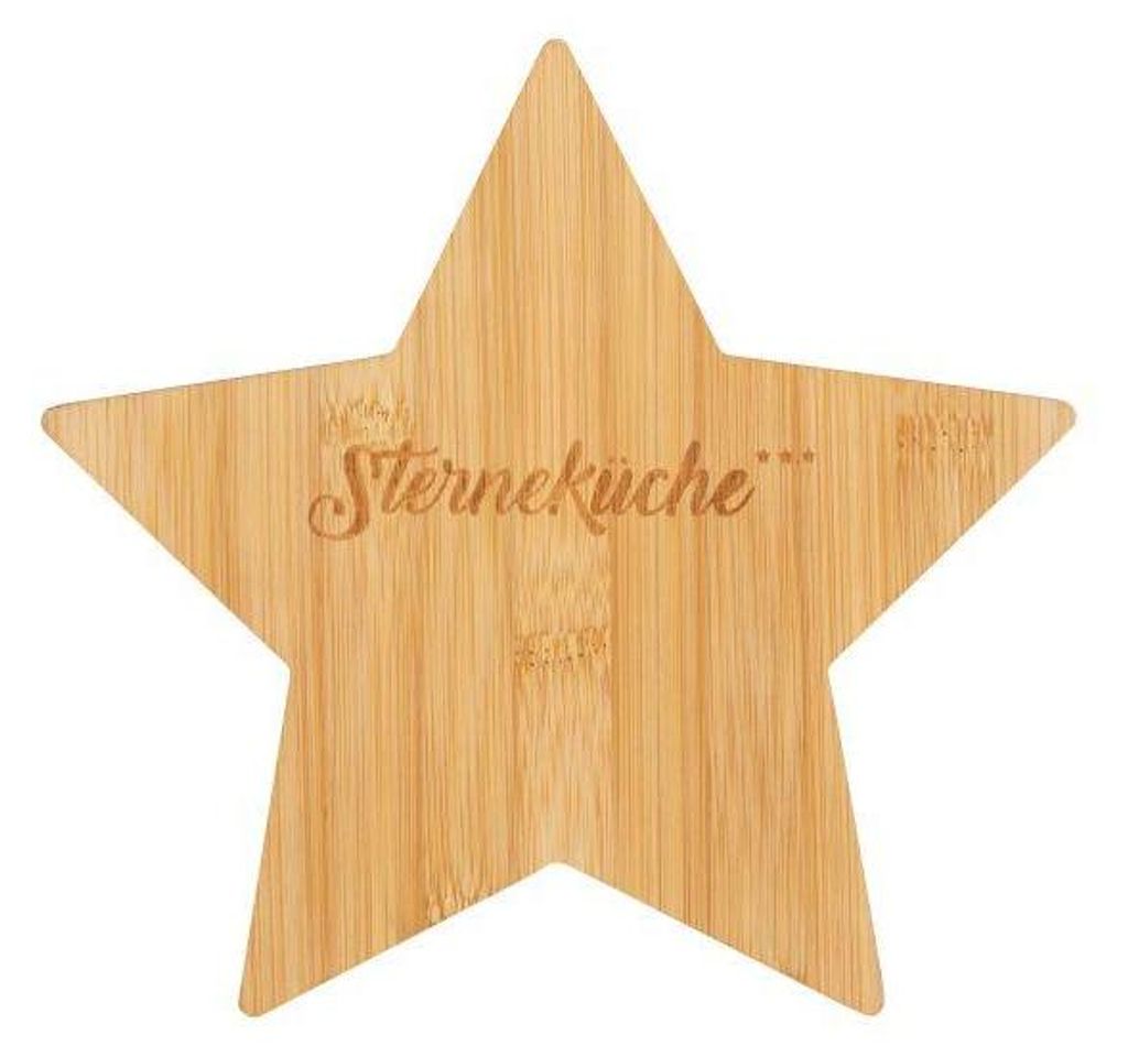 Räder Bambusbrett Stern Sterneküche 21x21x1cm Produktbild 