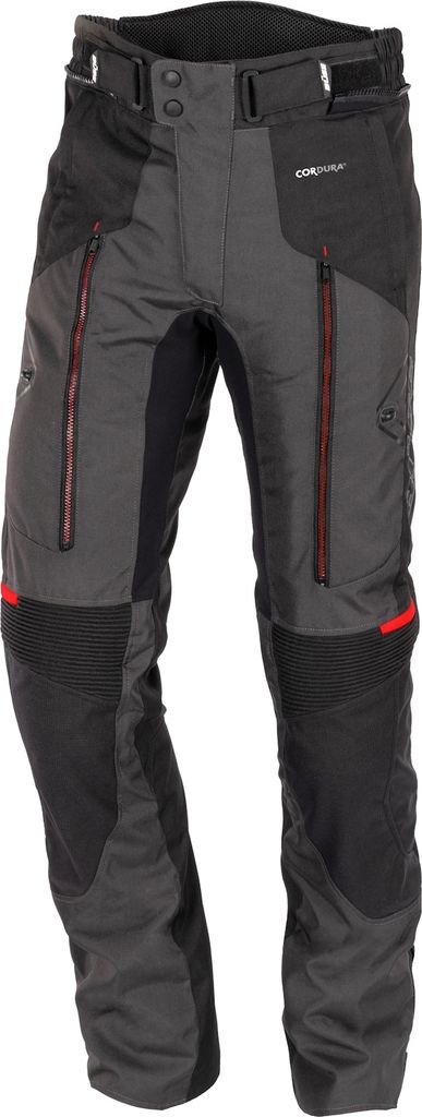 Büse Monterey wasserdichte Motorrad Textilhose, schwarz/grau, 48