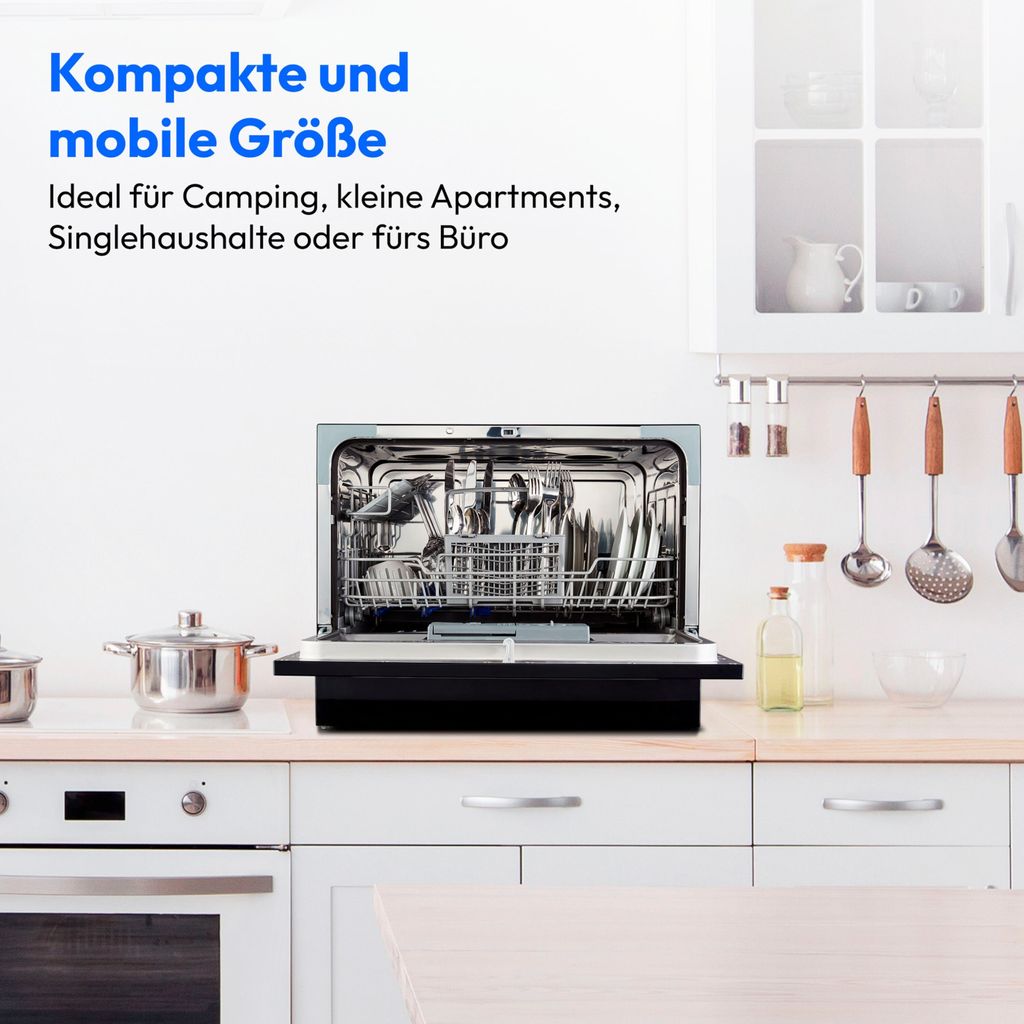MEDION Tischgeschirrspüler DWT 60 (6 Gedecke Produktbild 6