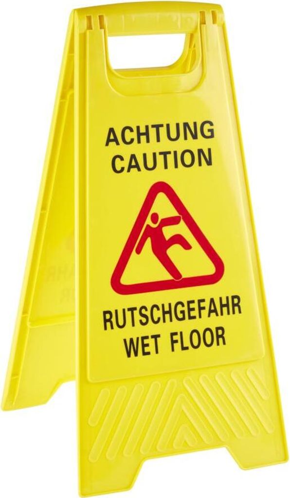 APS Warnschild "Achtung Rutschgefahr", gelb Produktbild 