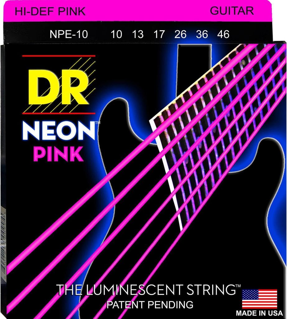 DR Strings NPE-10 Neon Saiten für E-Gitarre