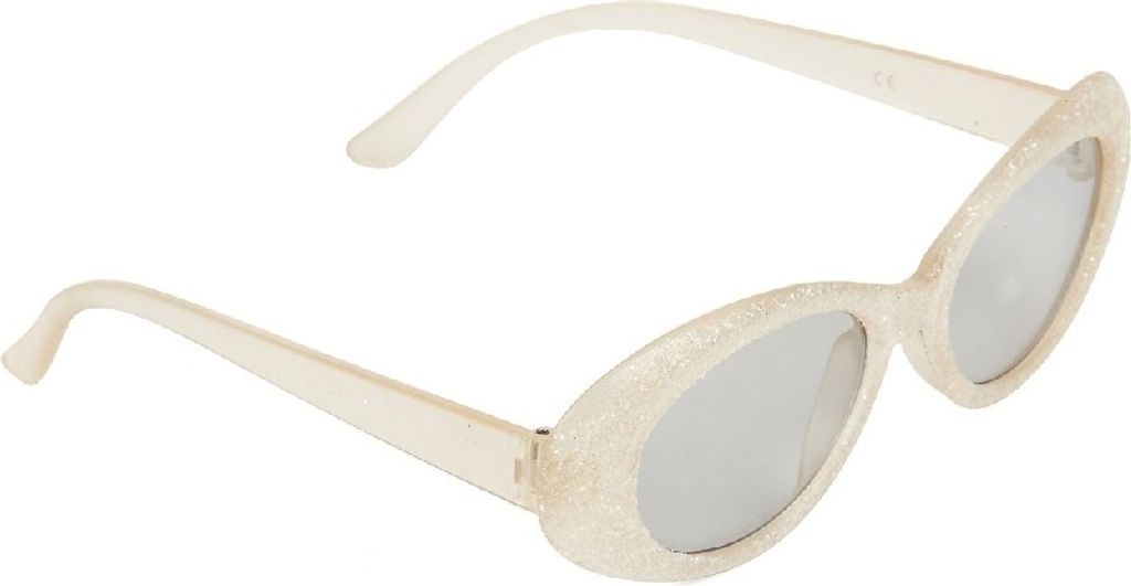 B025159-2 weiß Damen Glitter Party Brille