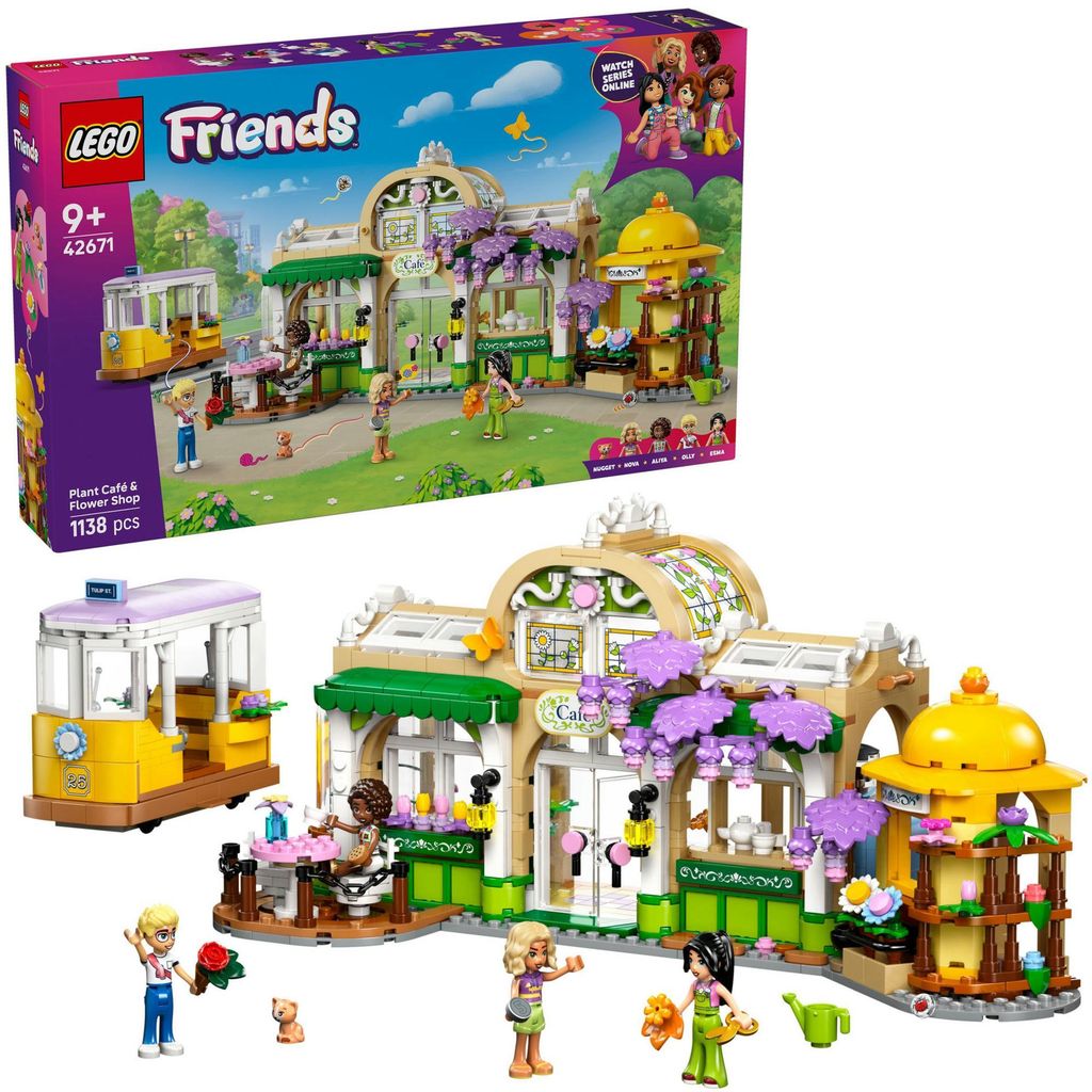 LEGO Friends Kavárna plná rostlin a květinářství, Sada na Obrázek produktu 