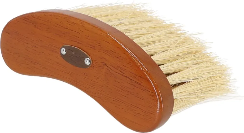 Set de brosses QHP Royal marron en poils synthétiques de qualité